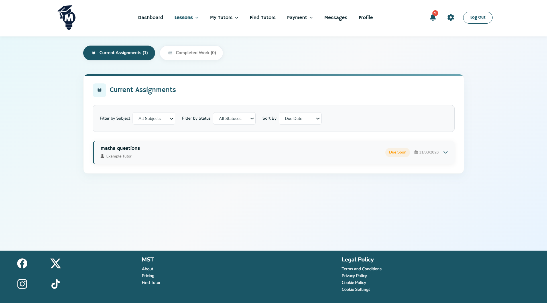 Tutor Notes MyStudentTutor - Affordable Online Tutoring from Top Students